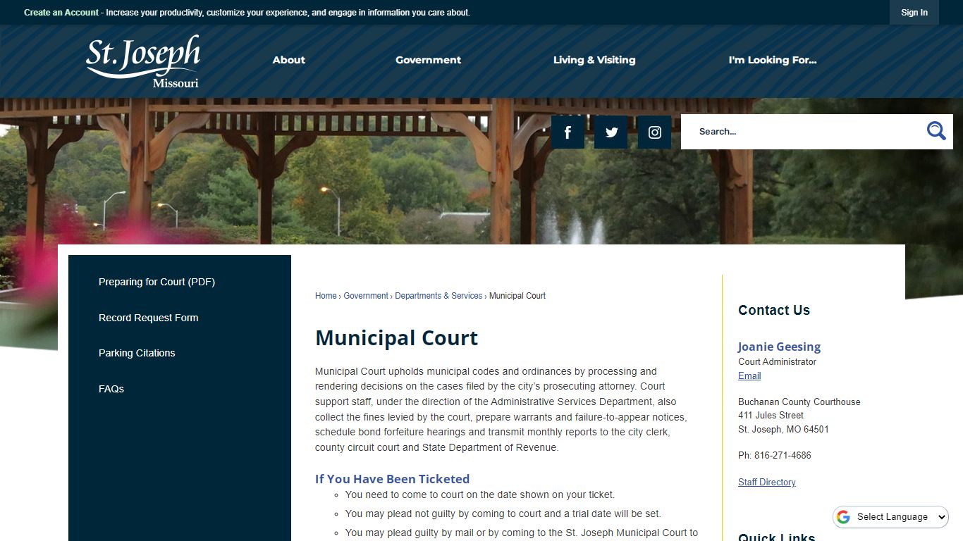 Municipal Court | St. Joseph, MO - Official Website